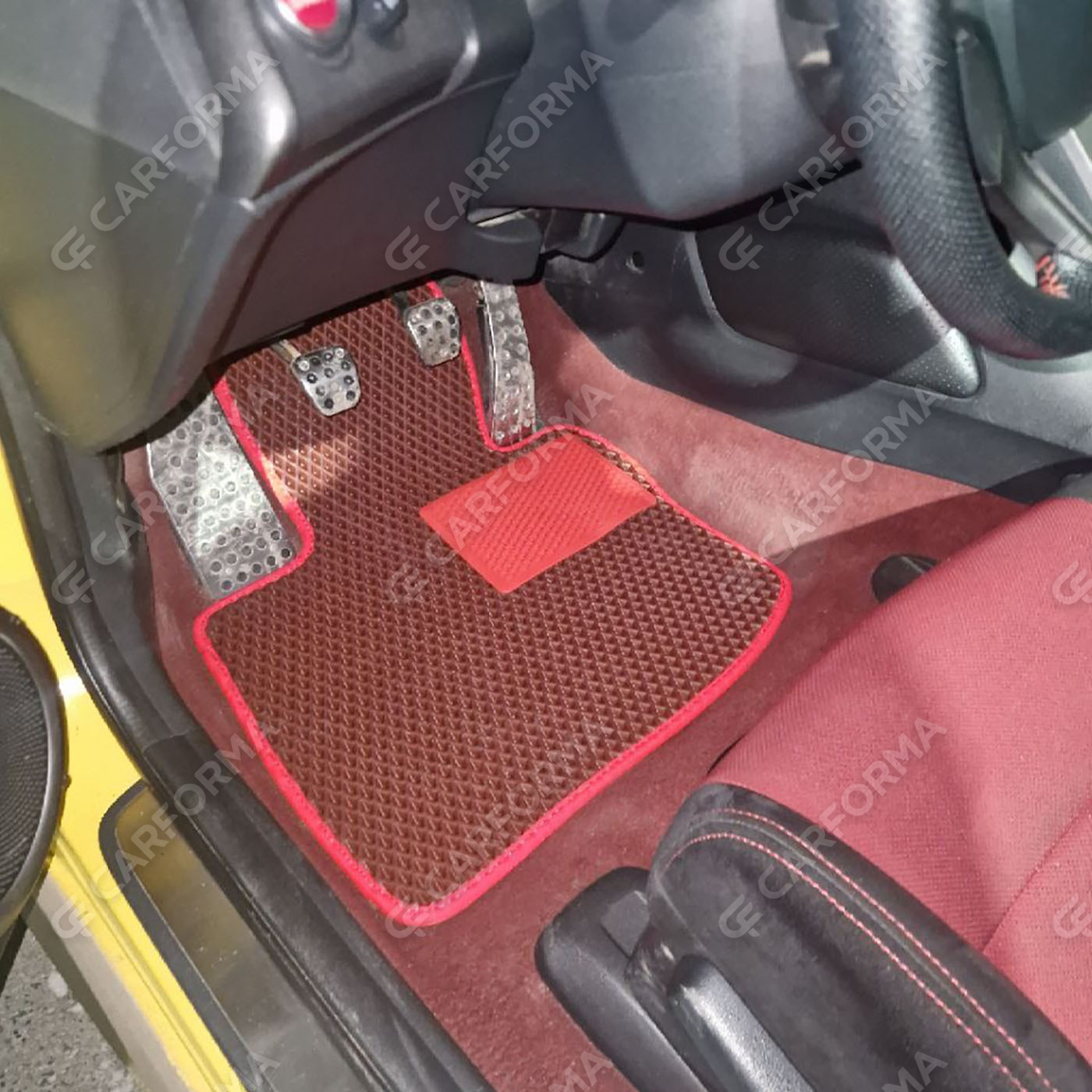 Ворсовые коврики на Honda Civic VIII 3d 2006&nbsp;-&nbsp;2011 в Липецке