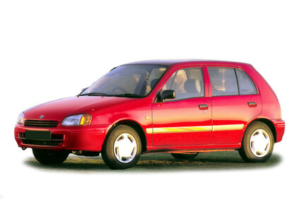 Ворсовые коврики на Toyota Starlet (P90) 1995 - 1999 в Липецке
