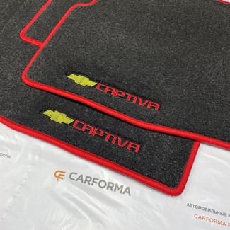 Ворсовые коврики на Chevrolet Captiva 2006&nbsp;-&nbsp;2016 в Липецке