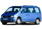 Ворсовые коврики на Mercedes Vito (W638) 1996 - 2003 в Липецке