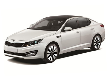 Ворсовые коврики на KIA Optima I 2010 - 2016 в Липецке