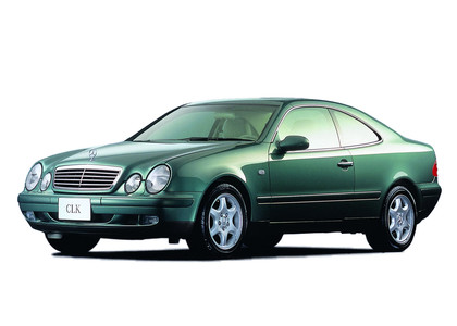Ворсовые коврики на Mercedes CLK (C208) 1996 - 2003 в Липецке