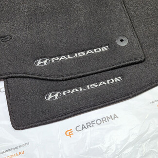 Ворсовые коврики на Hyundai Palisade 2018&nbsp;-&nbsp;2026 в Липецке