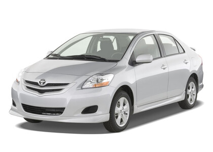 Ворсовые коврики на Toyota Belta 2005 - 2012 в Липецке