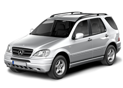 Ворсовые коврики на Mercedes ML (W163) 1997 - 2005 в Липецке